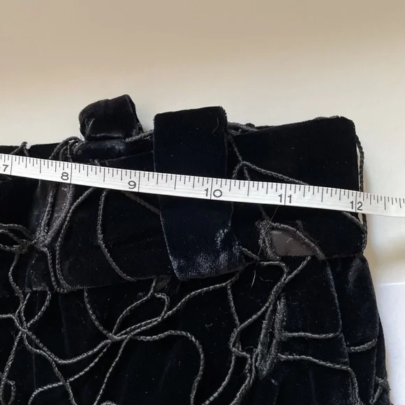 ATELIER VERSACE VTG Woman's Rope&Holes velour Pants 42